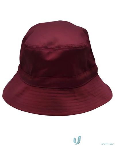 Maroon spirit bucket hat with sun protection soft brim from Winning Spirit Bucket collection