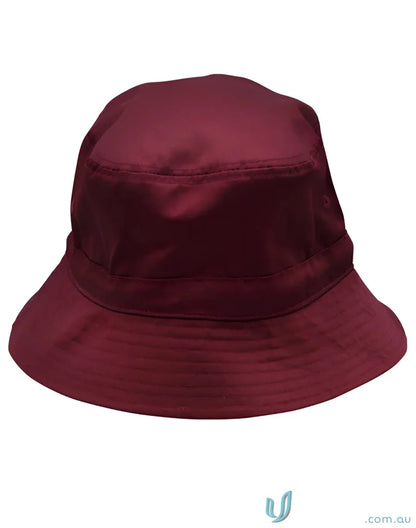Maroon spirit bucket hat with sun protection soft brim from Winning Spirit Bucket collection