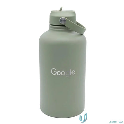 Sage green stainless steel insulated drink bottle from Byron stylish hydration solution