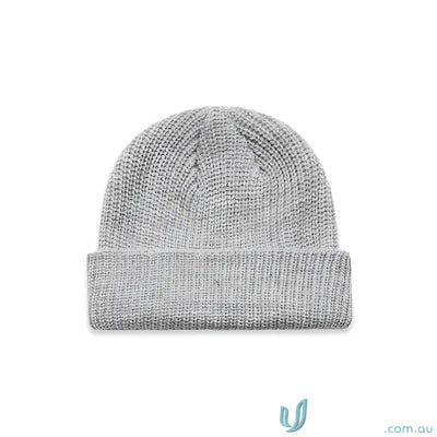 Gray knit cable beanie from AS Colour Cable Beanie 1120 Mid-Weight Acrylic style