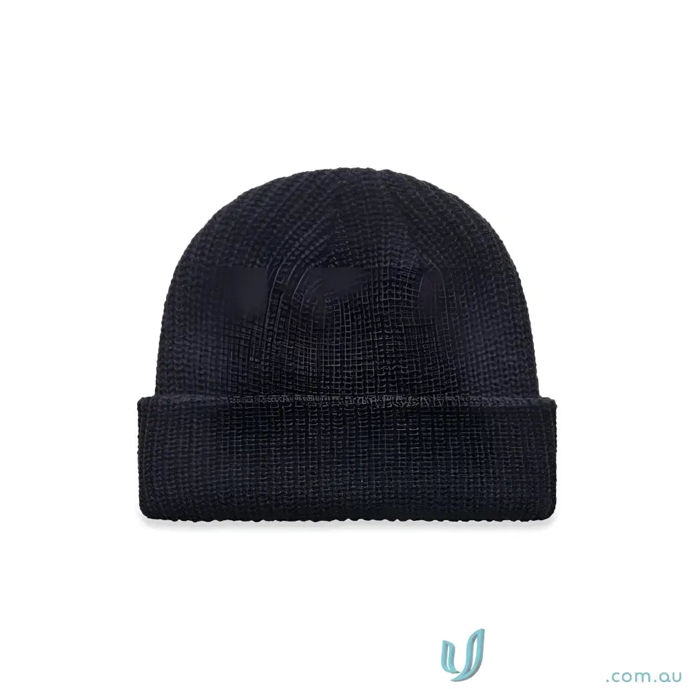 Black knit cable beanie from AS Colour Cable Beanie 1120 Mid-Weight Acrylic collection