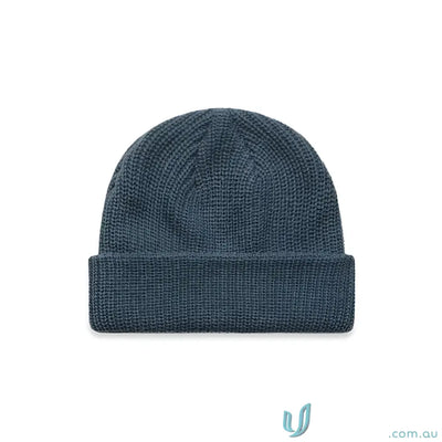 Blue knitted colour cable beanie from AS Colour Cable Beanie 1120 Mid-Weight Acrylic