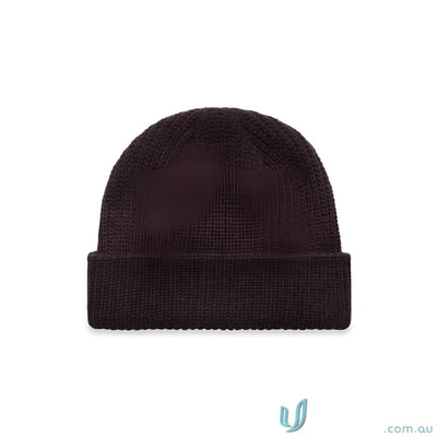 Brown knit cable beanie from AS Colour Cable Beanie 1120 Mid-Weight Acrylic collection