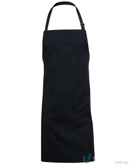 Black ap03 bib apron with adjustable neck strap from Winning Spirit Cafe for style and comfort