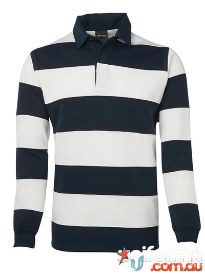 Cambridge Striped Rugby Jumper showcasing JBs Rugby Striped design in stripe 3sr for game-ready comfort
