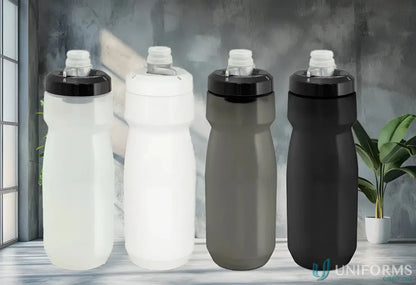 Four CamelBak Podium bike bottles with uniform insulation for cool hydration