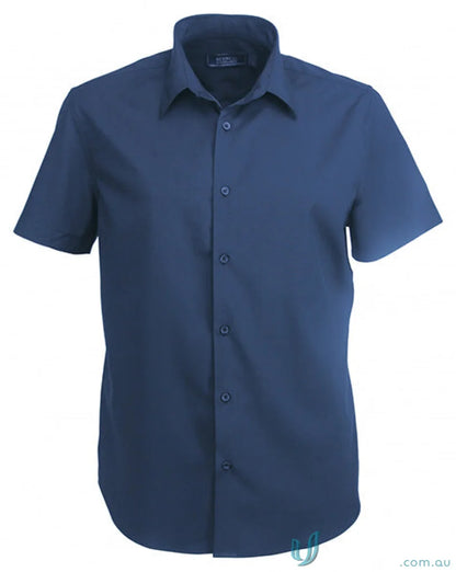 Navy blue candidate SS shirts for men with half chest fit, ideal for candidate 2035s
