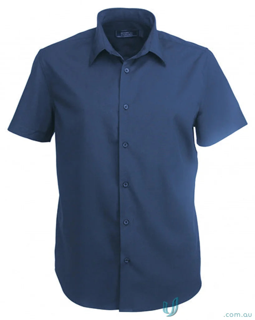 Navy blue candidate SS shirts for men with half chest fit, ideal for candidate 2035s