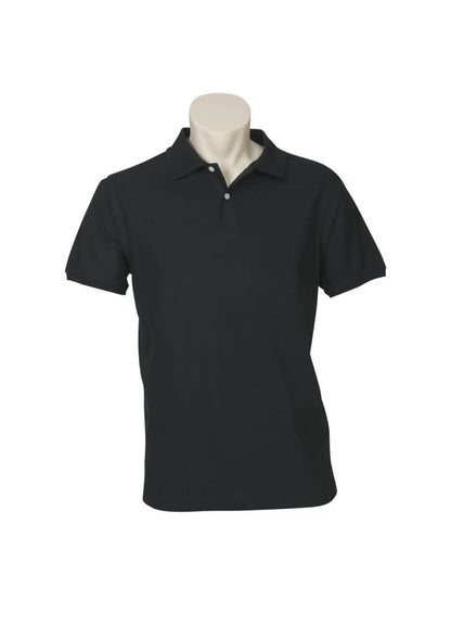 Black cotton neon short sleeve polo from Cann Compounding Biz Collection Men’s SS Polo