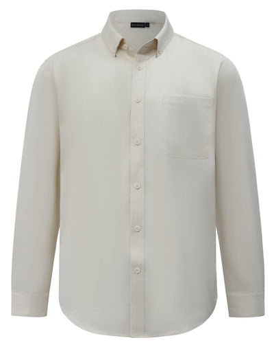 Casual cotton blend m7009l shirt with crisp professional corporate casual look