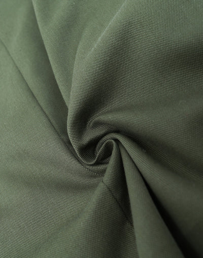 Olive green m7009l cotton shirt with subtle texture for corporate casual