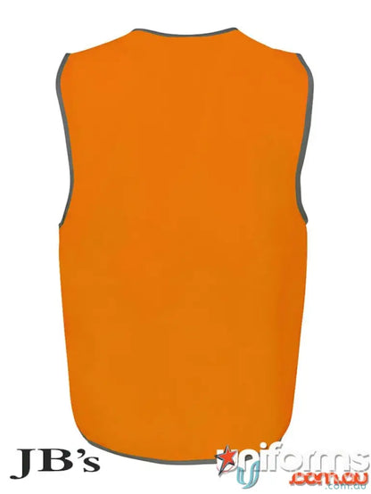 Orange safety vest from CGS EMB Unisex HiVis Vest, extra large Australian standards work uniforms