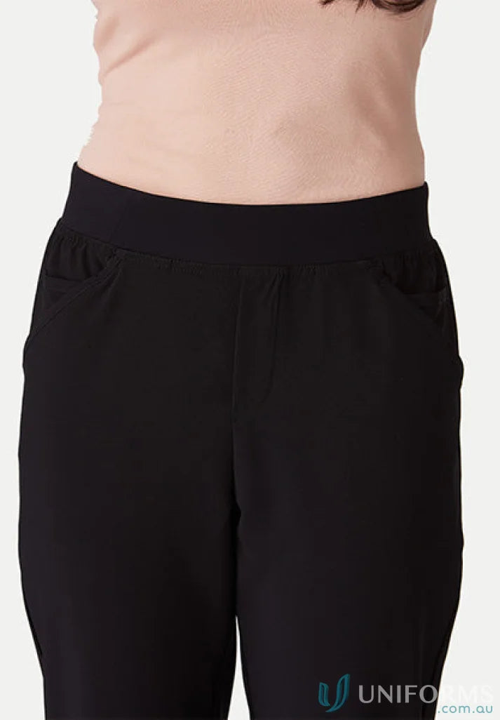 Black elastic waist City Active Pants perfect for comfortable active pants look