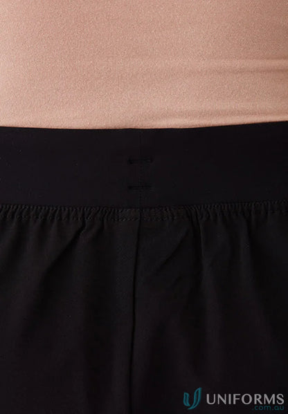 Black elastic-waist City Active Pants perfect for comfy active pants and city active wear