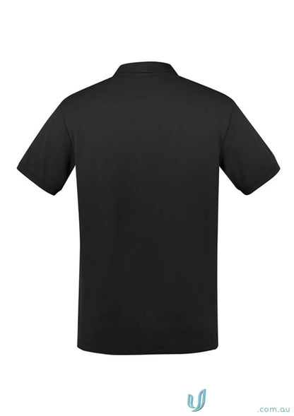 Black short sleeve polo shirt from City Polo p105ms, perfect for a casual look