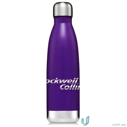 Purple metal water bottle in Classic 500ml stainless steel vacuum insulated design