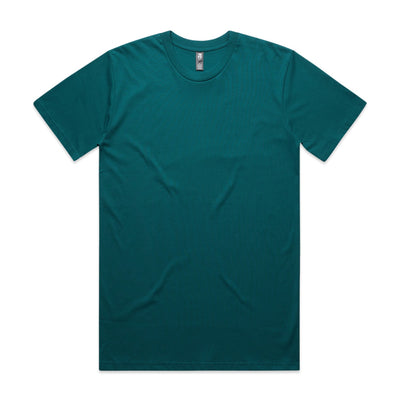 Teal Planett classic tee with short sleeves and crew neck