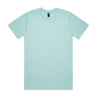 Mint green Planett classic tee with short sleeves and chest logo