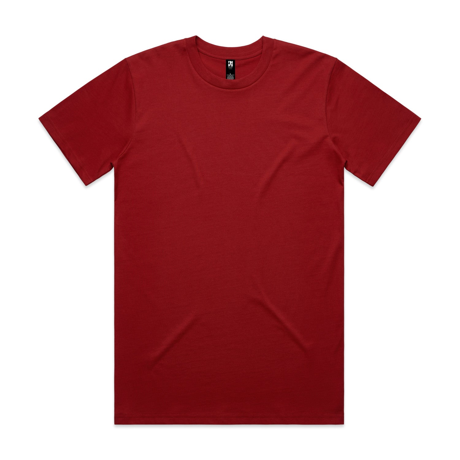 Red Planett Classic Tee with short sleeves and left pocket