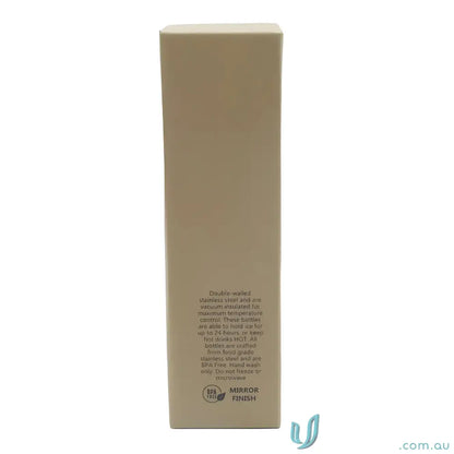 Beige rectangular box of Classic Insulated Stainless Steel Water Bottle 500ml