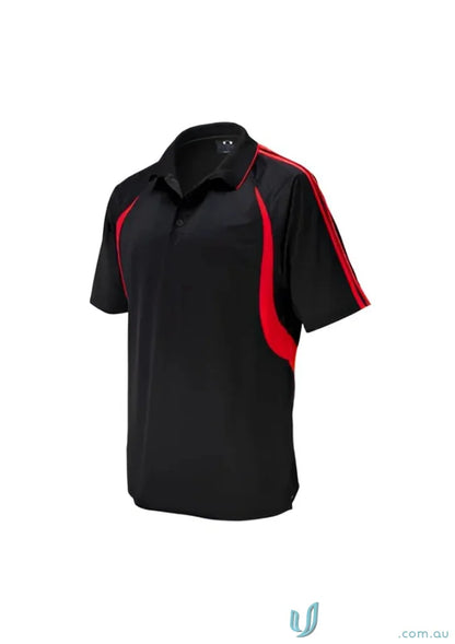 Kids Flash Polo in black and red from Biz Collection Kids collection kids flash