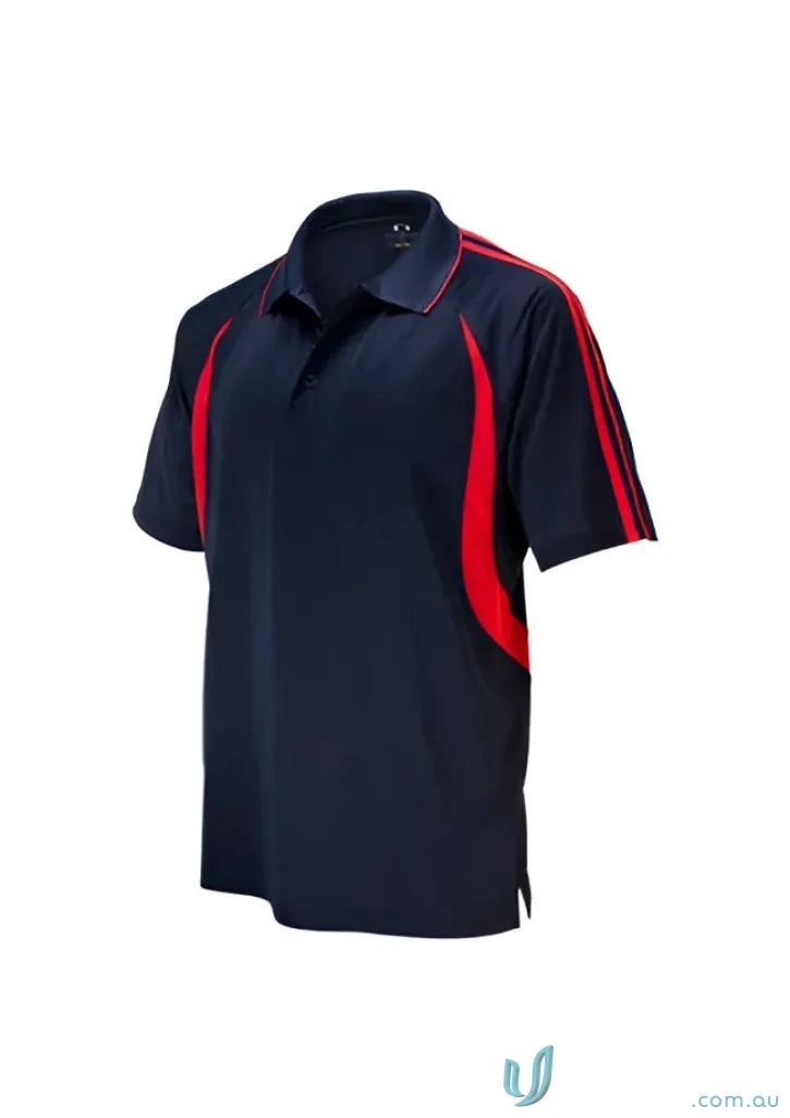 Kids flash polo shirt in navy and red from Biz Collection Kids collection kids flash
