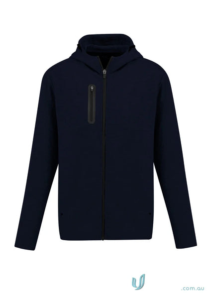 Navy hooded zip-up jacket from CLEARANCE Ladies Neo Hoodie collection, style for ladies