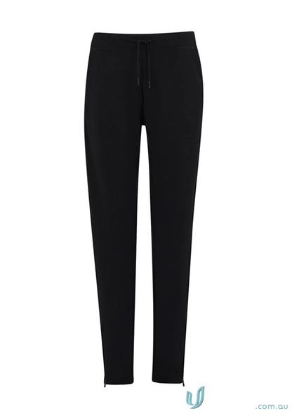 Women’s Neo Pant with ankle zips and adjustable waistband, Black drawstring sweatpants
