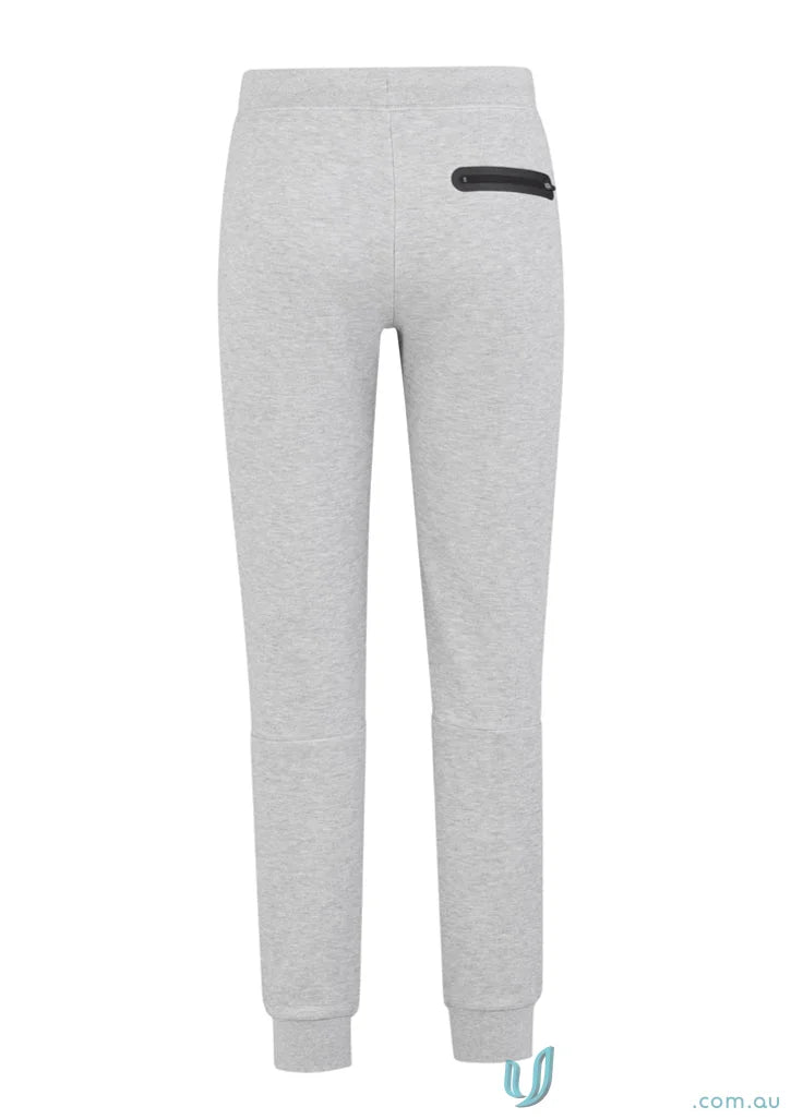 Gray neo track sweatpants with zippered pocket from Biz Collection Men’s TP927M