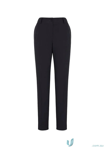 Black slim-fit trousers from the Clearance Siena Bandless Elastic Waist Pant collection
