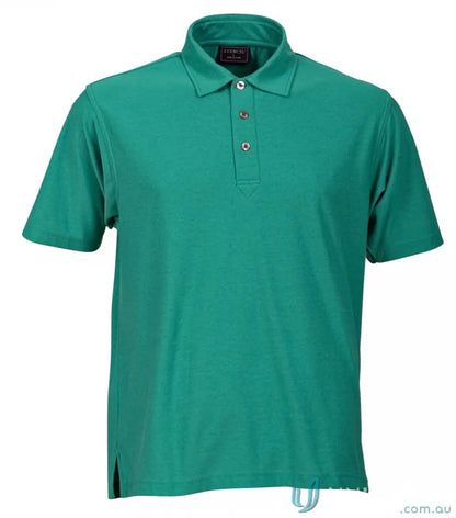 Green Solar-Lite Polo made from responsible corn fibre with ecologically responsible blend