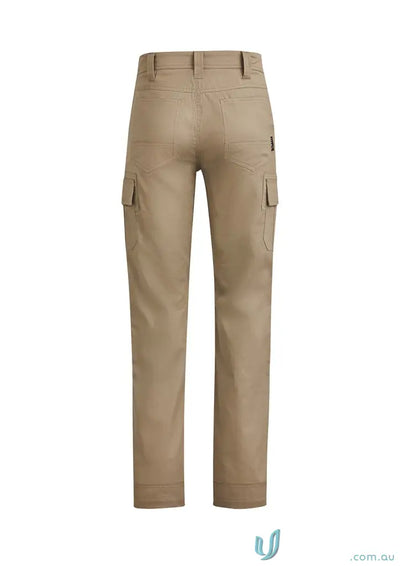 Syzmik men’s lightweight khaki drill cargo pant for casual comfort and style
