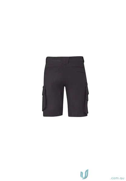 Black cargo shorts from SYZMik Men’s Streetworx, perfect for essentials organized style