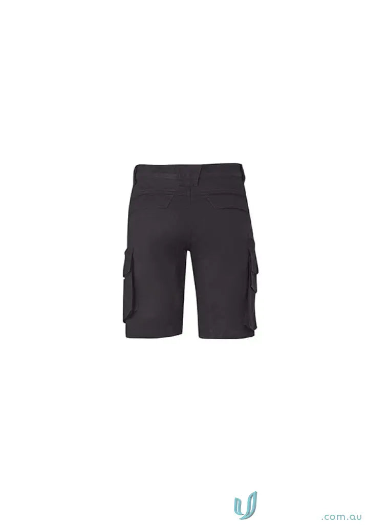 Black cargo shorts from SYZMik Men’s Streetworx, perfect for essentials organized style