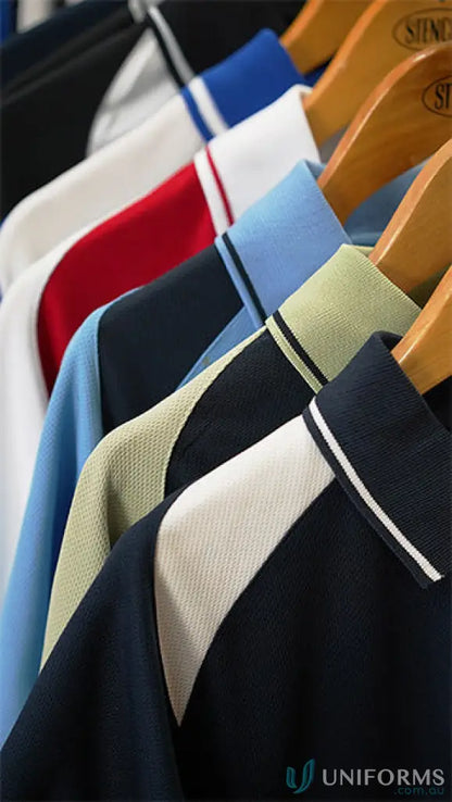 Colorful Club Cool Dry Polo shirts perfect for uniforms and workwear looks