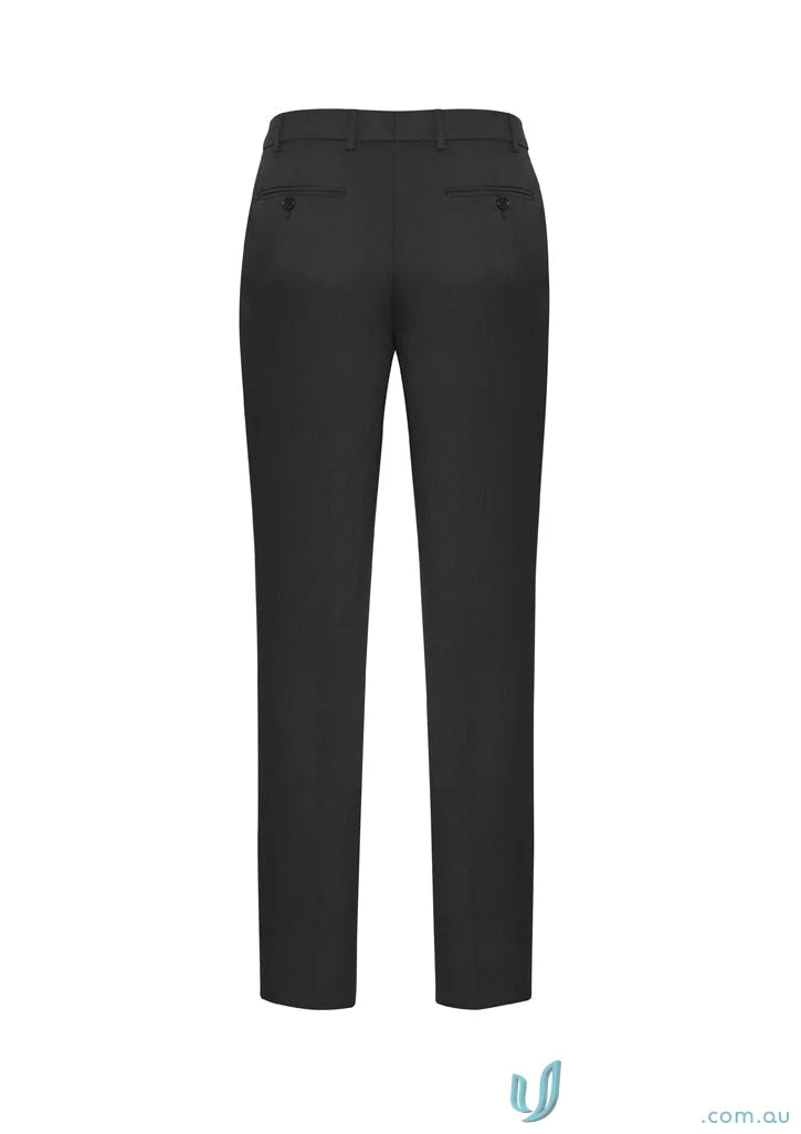 Comfort wool slimline pant with black dress pants and internal security pocket