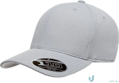 Gray fitted baseball cap perfect for uniforms and workwear from Cool And Dry Cap