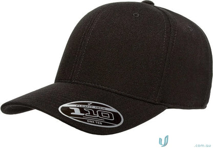 Black baseball cap from Cool Dry Sports Cap, perfect for work uniforms or uniforms