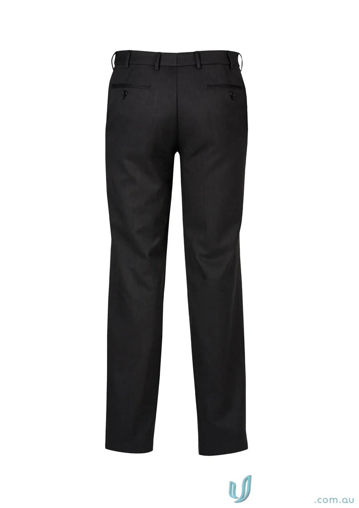 Black dress pants from Cool Stretch Flat Front Pant, perfect for stylish workwear in customer-facing roles