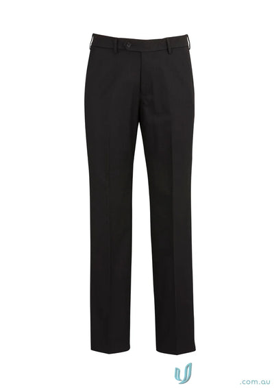 Cool stretch flat front black dress pants perfect for stylish workwear in customer-facing roles