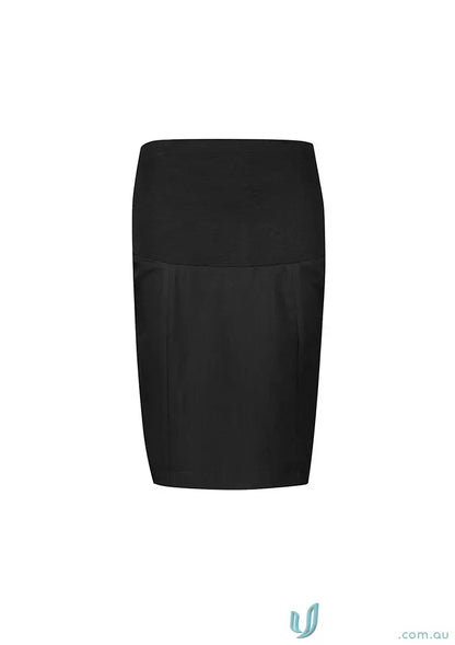 Black high-waisted pencil skirt from Cool Stretch Maternity for style meets support