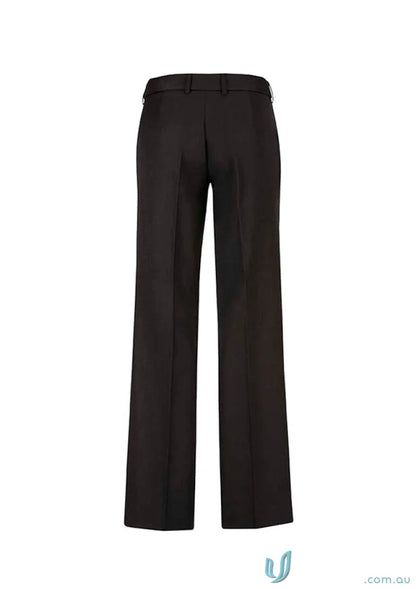 Black wide-leg trousers from Cool Stretch Mid Rise Adjustable Waist Pant collection