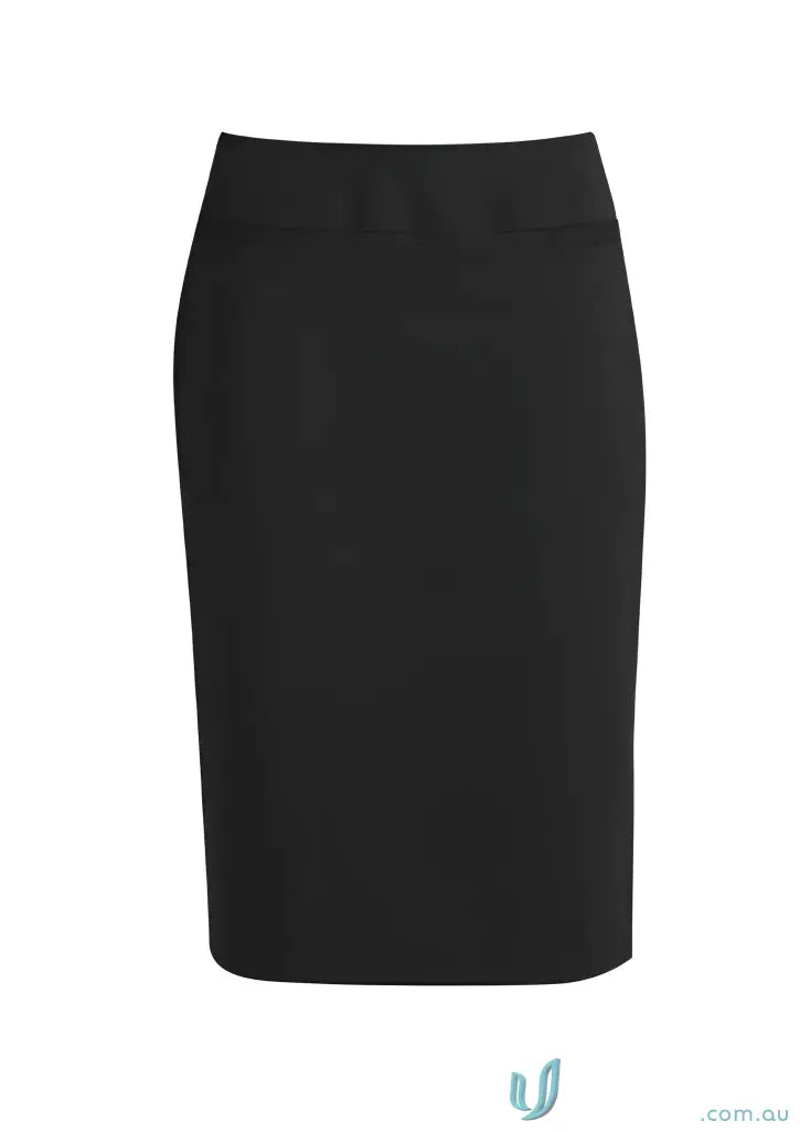Black knee-length pencil skirt from Cool Stretch Relaxed Fit Skirt collection for women