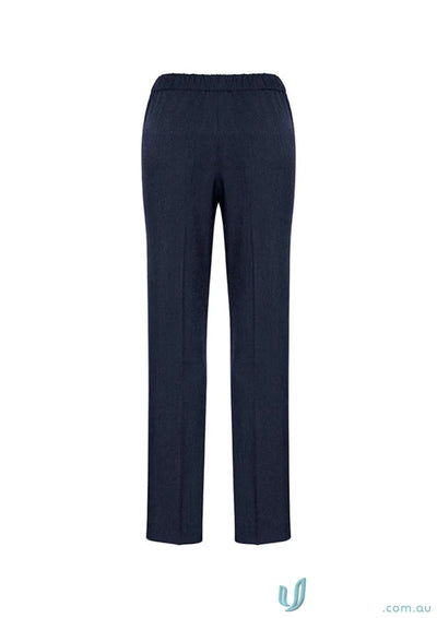 Navy blue women’s cool stretch pants from Cool Stretch Ultra Comfort Waist collection