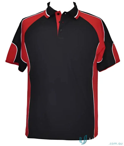 Black and red CoolDry Alliance Polo shirt for maximum comfort and style
