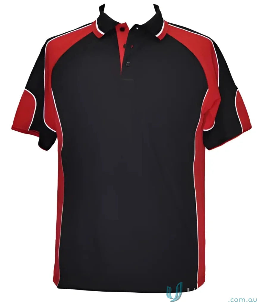 Black and red CoolDry Alliance Polo shirt for maximum comfort and style