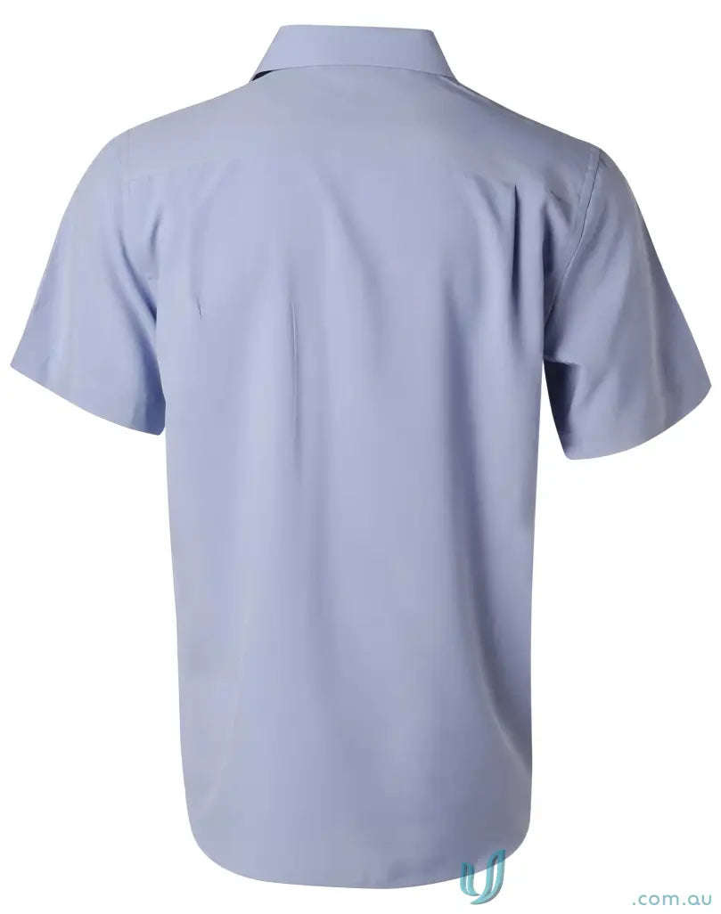 Light blue m7600s men’s cooldry short sleeve Winning Spirit Health Shirt for hot days