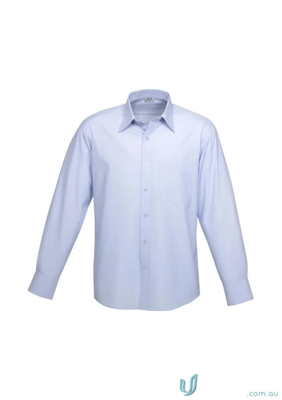 Light blue long-sleeved Core Business SS Shirt for a stylish sleeve shirt look
