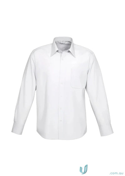 White long-sleeved core business SS shirt, perfect for a sleek short sleeve shirt look