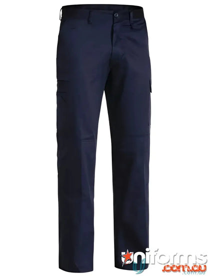 Navy blue Cotton Drill Cool lightweight work pants from Bisley Cotton Drill collection